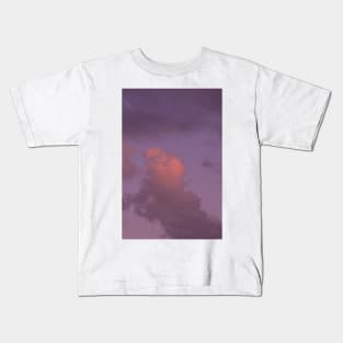 Beam of Light - Purple Clouds Kids T-Shirt